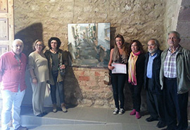 Maria Teresa Durá gana la VIII edición del Concurso de Pintura Rápida de Vilafamés