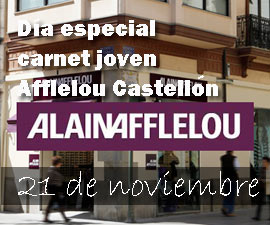 21 de noviembre, día especial carnet joven en óptica Alain Afflelou