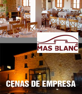 Menús de cenas de empresa en Mas Blanc
