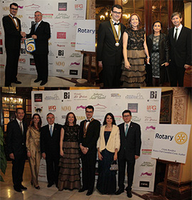Solidaridad y alegría en la cena del Rotary Club a beneficio de Cáritas