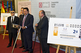 Presentación el cupón de la ONCE del 20 de noviembre que conmemora el 25 aniversario de Cocemfe-Castellón