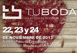 22, 23 y 24 de noviembre, Feria Tu Boda en el Auditorio