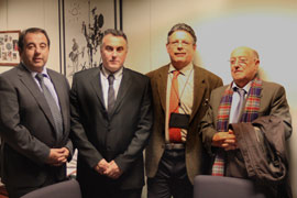 Domingo Giner se reúne con ganaderos y agricultores de la provincia en Bruselas