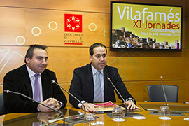 La Diputación promociona las XI Jornadas Gastronómicas de Vilafamés como referente del turismo cultural de la provincia