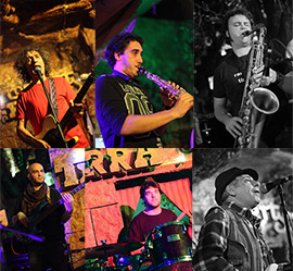Etruria en concierto en el pub Terra