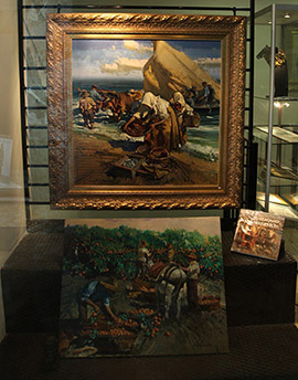 Exposición de óleos de Eustaquio Segrelles en La Galería del Arte Benítez y Barbero