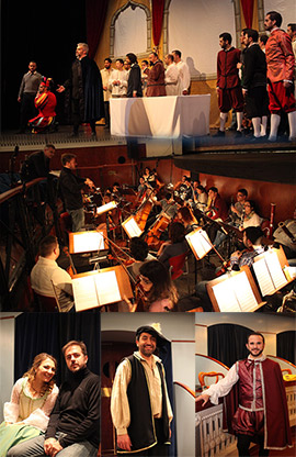 Ensayo general previo al estreno el viernes de Rigoletto
