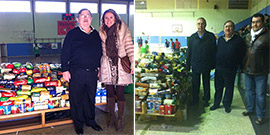 Cerca de 2.000 kilos de alimentos recogidos en la II Jornada solidaria de balonmano