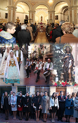 Procesión en honor a Sant Roc de Cassola-Canyaret