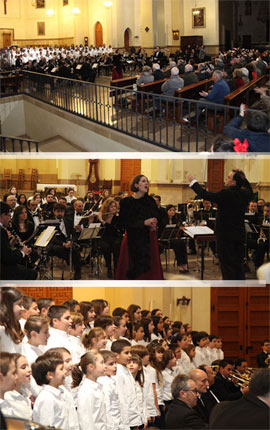 Concierto de Navidad de la Banda Municipal de Castellón en la catedral de Santa María