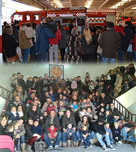 Los alumnos de las Escuelas Infantiles Municipales aprenden medidas de emergencia con los Bomberos de Castellón