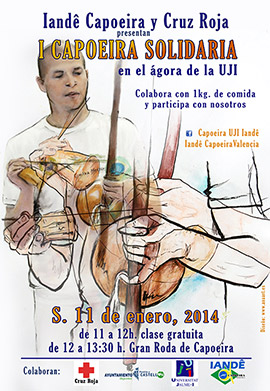 I Capoeira solidaria en el Ágora de la UJI