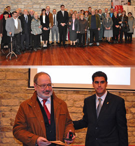 El alcalde de Morella entrega las Cruces de Santa Llúcia a la Residencia San Juan Bautista, a Xavi Querol y a Manuel Salvador