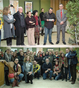 Inauguración de exposición colectiva  a beneficio de la AECC
