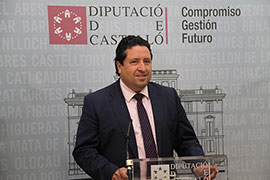 Barrachina, vicepresidente primero y Folgado, responsable de Infraestructuras y Cooperación