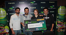 Pacto a cuatro en la 1ª edición de la liga vivepoker 2014 del Gran Casino Castellón