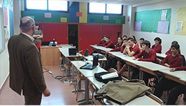 Master Class de oratoria  en el colegio Lledó