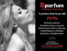 Tu perfume favorito por 19,99 euros en Sparfum Castellón