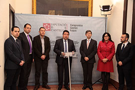 Presentación del estand conjunto de Diputación Provincial, la capital de La Plana, Onda, L’Alcora y Vila-real para Feria Cevisama