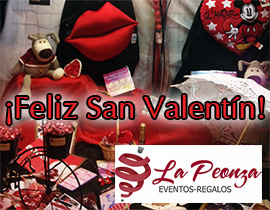 Detalles especiales, tarjetas y dulces de San Valentín en La Peonza
