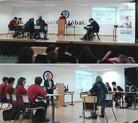 El grupo de debate del Colegio LLedó arranca la liga escolar de debate BBVA