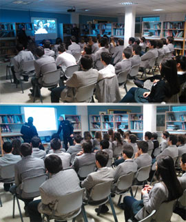 Charla sobre los riesgos de internet a los alumnos del Laude British School of Vila-real