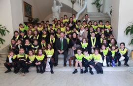 Los alumnos del Colegio San Cristóbal visitan el Ayuntamiento