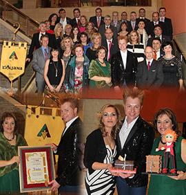 Cena de gala de l´Aljama y entrega del nombramiento de Adelantat al mago Yunke
