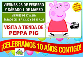 Peppa Pig visita Leroy Merlín