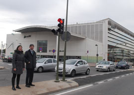 Nuevo cruce en la calle Pintor Oliet