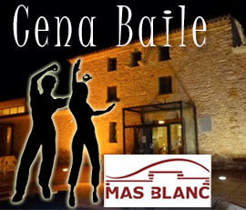 Cena baile el sábado 19 de abril en Mas Blanc restaurante