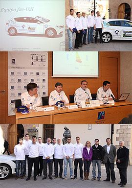 La Llotja del Cànem acoge la presentación del Equipo f2e-UJI que participará en mayo en las Ecoseries