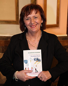 Pilar Bellés presenta su nueva novela: Reunión de colegas