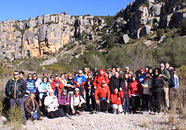 Cruz Roja realiza una salida medioambiental entre Torralba del Pinar y Cirat el próximo domingo 9
