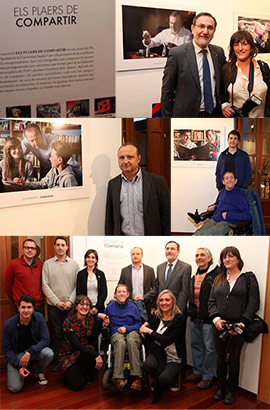 Inauguración de la exposición fotográfica ELS PLAERS DE COMPARTIR