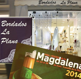 Bordados La Plana desea a todos los Castellonenses una feliz Magdalena 2014