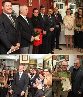 Los Caballeros Templarios reciben la visita del Alcalde