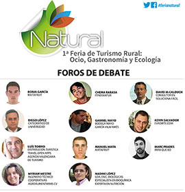 Foros en Natural. La 1ª Feria de Turismo Rural: Ocio, Gastronomía y Ecología