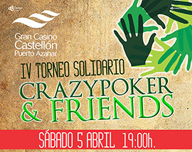 IV Torneo solidario crazypoker&friends en el Gran Casino Castellón