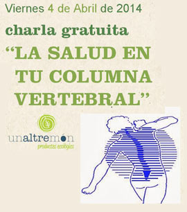 Charla sobre tu salud en la columna vertebral en Un Altre Mon