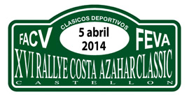 La decimosexta edición del Rallye Costa Azahar Classic reunirá el sábado en Castellón a más de 80 participantes