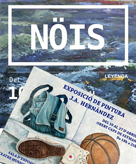 Exposiciones de Noïs  y de José Andrés Hernández en Benicàssim