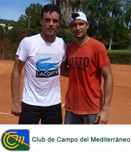 David Ferrer y Roberto Bautista entrenan en las instalaciones del Club de Campo del Mediterraneo