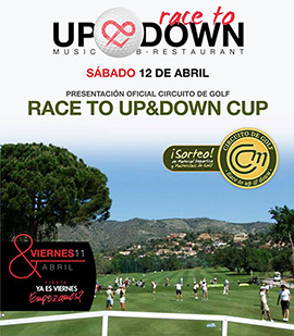 Fiesta de presentación del circuito de golf Race To Up&Down Cup