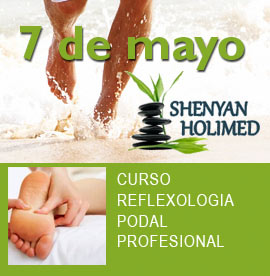 Curso de Reflexología Podal profesional el 7 de mayo