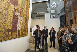 Restauración del mural cerámico de Manolo Safont se expondrá en el Museu de Onda