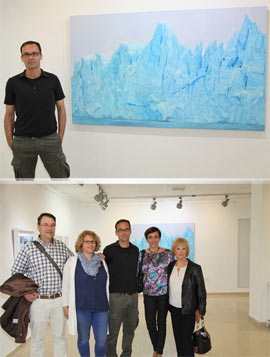 Inauguración de la exposición del pintor Pau Guinot en La Galería del Arte