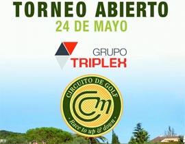 Torneo abierto de golf el 24 de mayo en el Club de Campo Mediterráneo