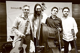 Actuación de Fabian Barraza Django´s Quartet en Benicàssim