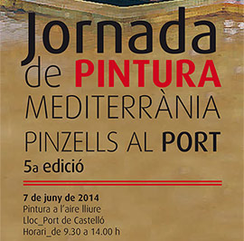 V Jornada de pintura mediterránea Pinzells al port